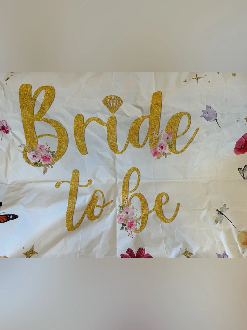 1. Bride to Be Wildflower Backdrop- & 1. Love In Bloom Backdrop/Banner